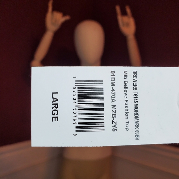 Milwaukee Brewers Fashion Women's Top | Color: Gray | Size: M - XL | RRR Apparel - Picture 7 of 12